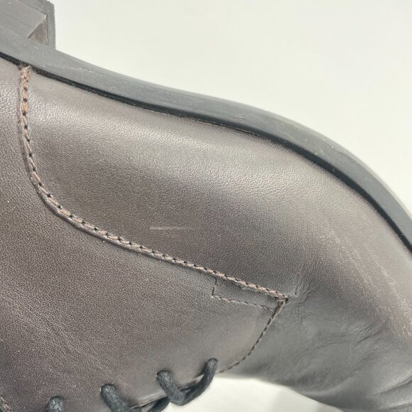 Calvin Klein Dress Shoes Lucca‎ Men Dark Brown Size 9 Calf Leather Professional main image 13